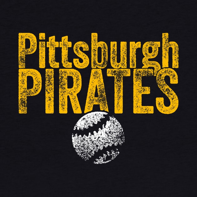 PIRATES Baseball Weathered by Throwzack